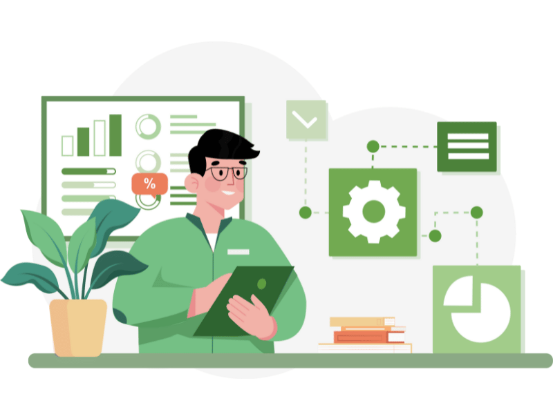 Healthcare billing expert working through a structured reimbursement workflow