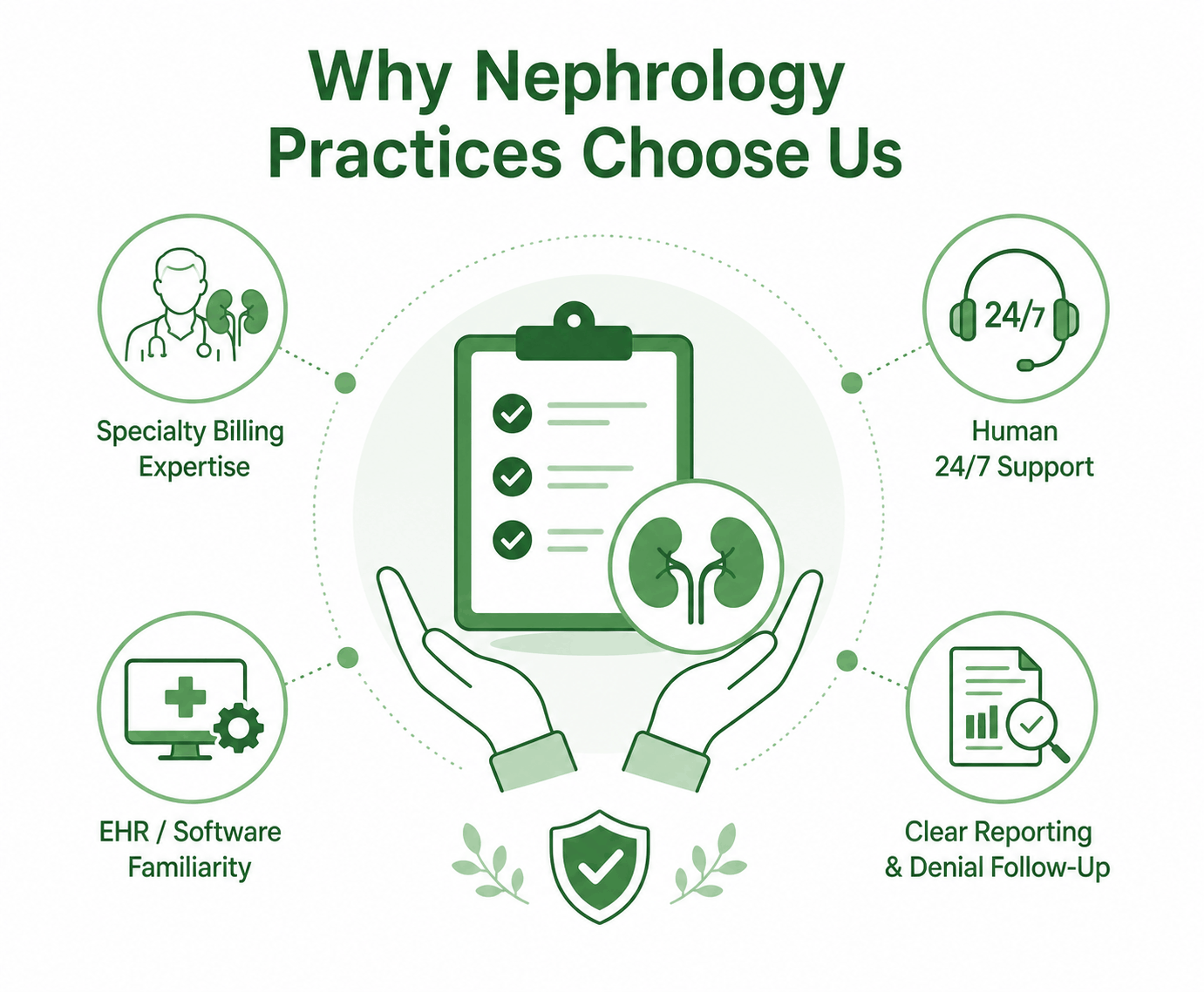 Why nephrology practices choose us